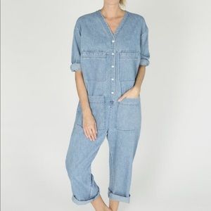 Ilana Kohn Tuck denim coverall in XS